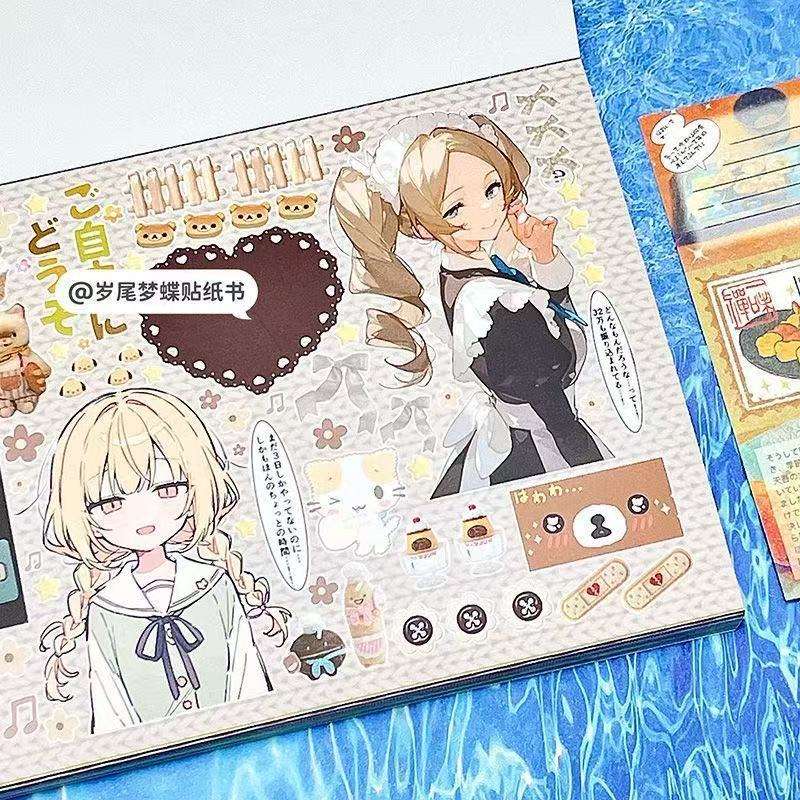 🌸✨ Anime Sticker Book – Aesthetic Collection ✨🌸