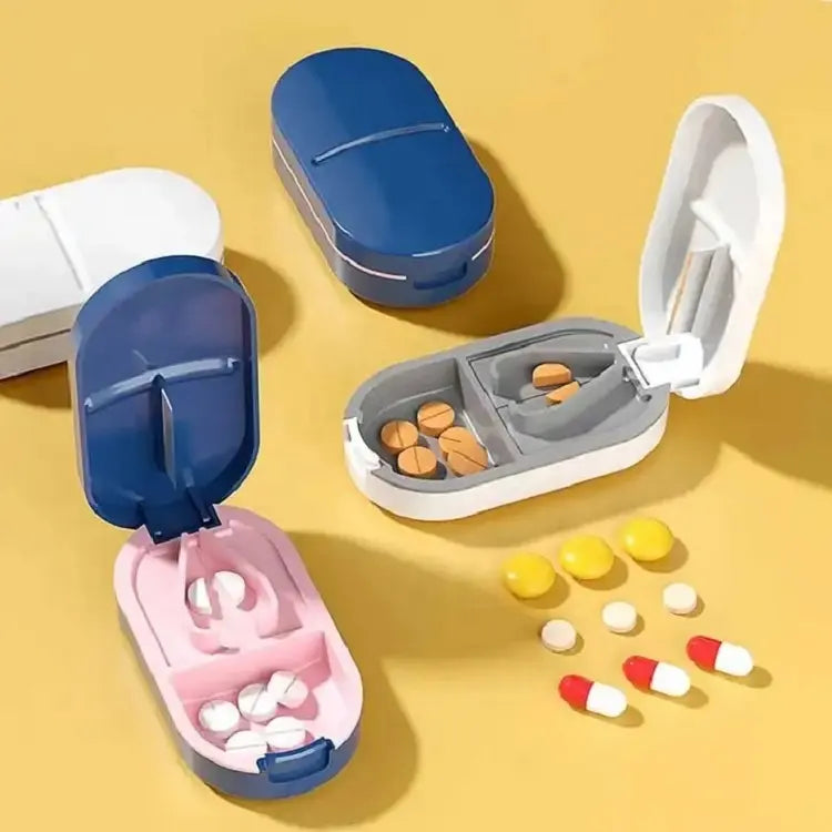 Plastic Cutter Pill Box Pill Organizer Case
