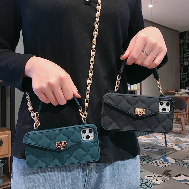 Girly Crossbody Purse Mobile Phone Cover Luxury Designer Silicon Wallet Phone case Strap for iPhone 11 12 13 14 15 16 Pro Max