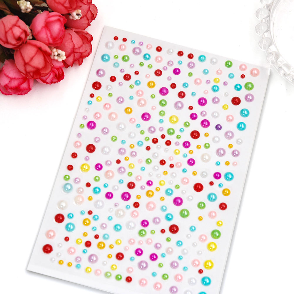 Acrylic Rhinestone Decorative Beans