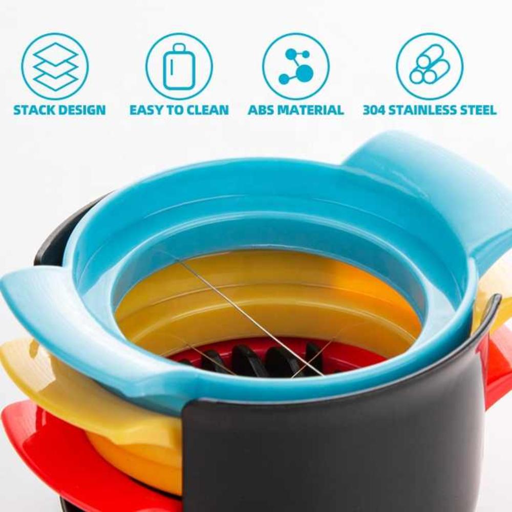 3 in 1 Egg Slicer Cutter