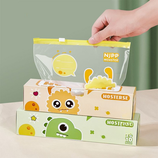 Zipper Lock Bags ( 40 Pcs Medium + 15 Pcs Large)