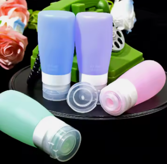 silicone travel refillable bottle