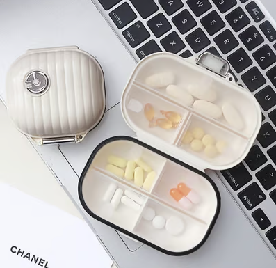 Portable Daily Pill Box