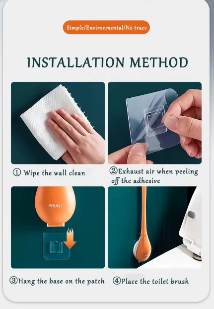 Modern Home Flexible Silicone Toilet Brush