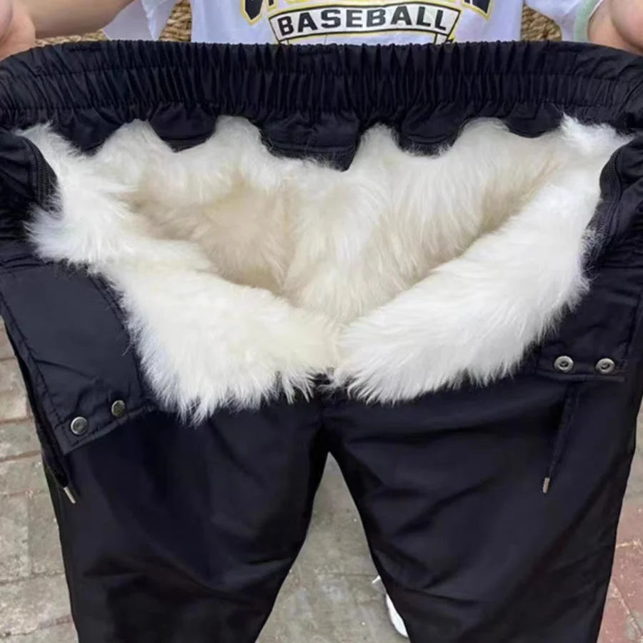 High Waist Warm Straight Pants 👖🔥