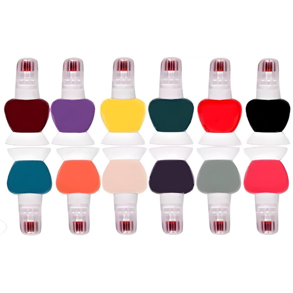 Paint Gel Nails Set (Pack of 12)