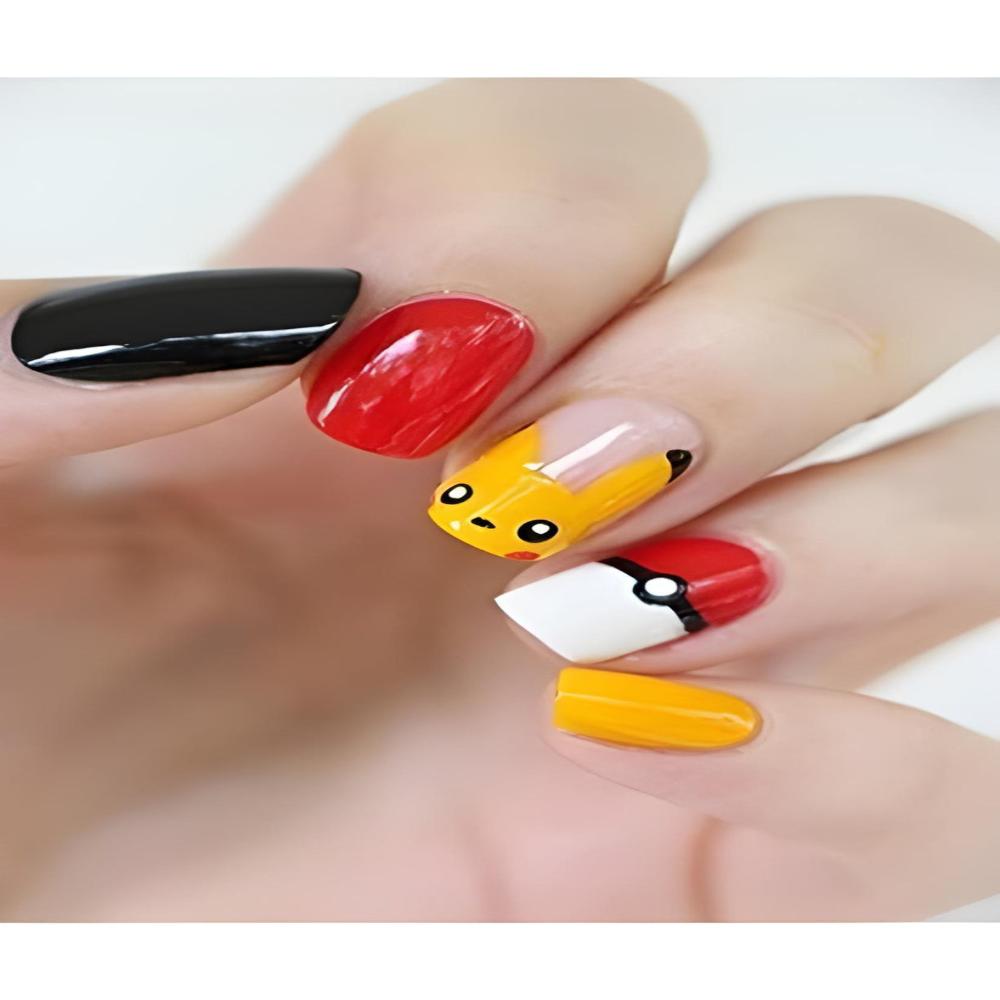 Paint Gel Nails Set (Pack of 12)