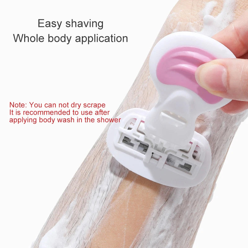 Mini Armpit Leg Face Hair Woman Trimmer Shaver Manual Shaving Women's Razor Trimmers 4/5 Layer Blades Razor For Female Bikini