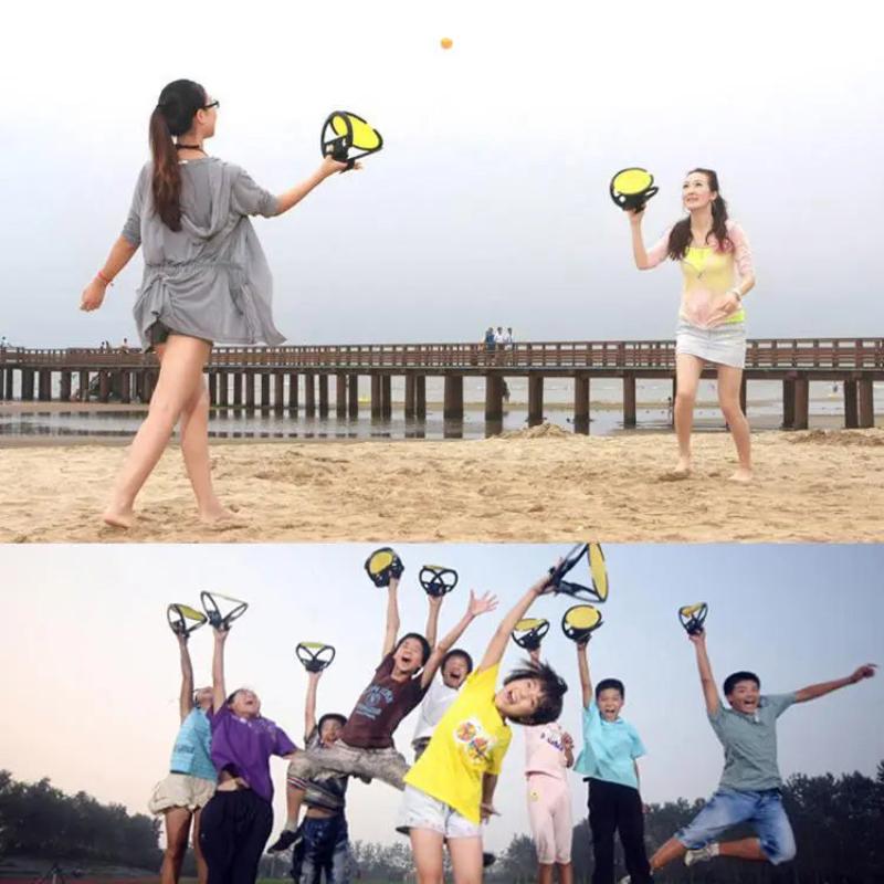 2 BALLS CHILDRENS RALLY BALL TABLE TENNIS FITNESS TOYS
