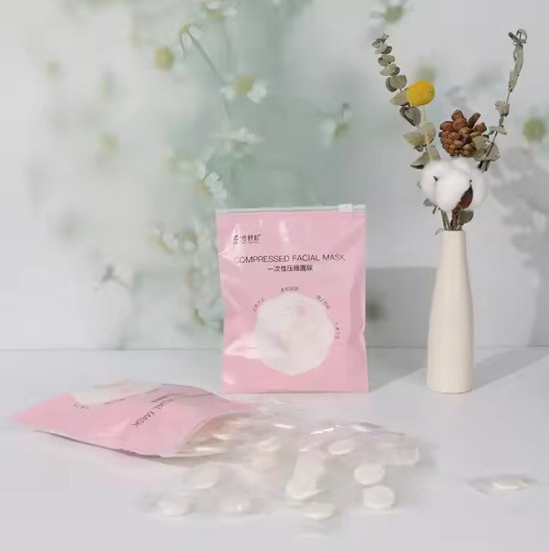 Compressed Sheet Beauty Face Mask ( Pack of 20 )