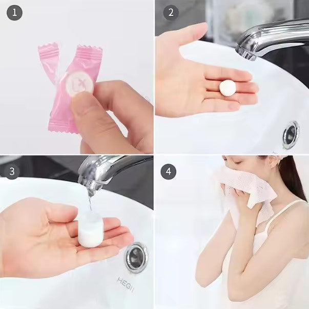 Compressed Sheet Beauty Face Mask ( Pack of 20 )