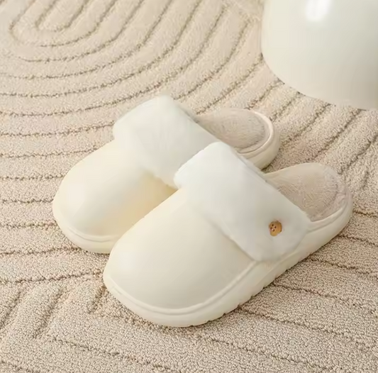 Detachable washable home cotton slippers