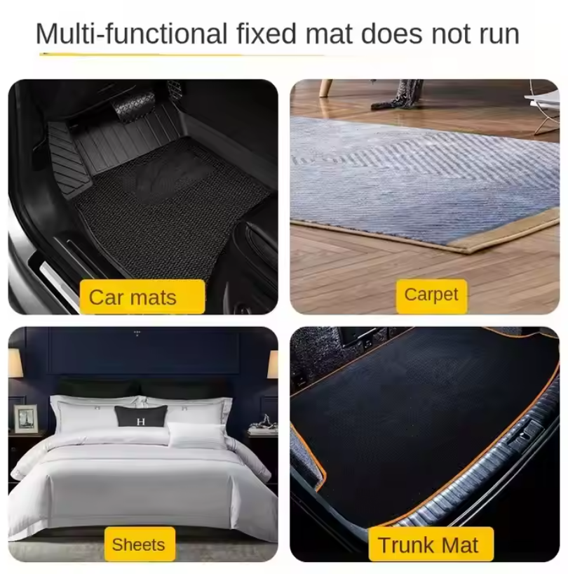 Adhesive Car Carpet Fixed Patches ( Pack of 10 )