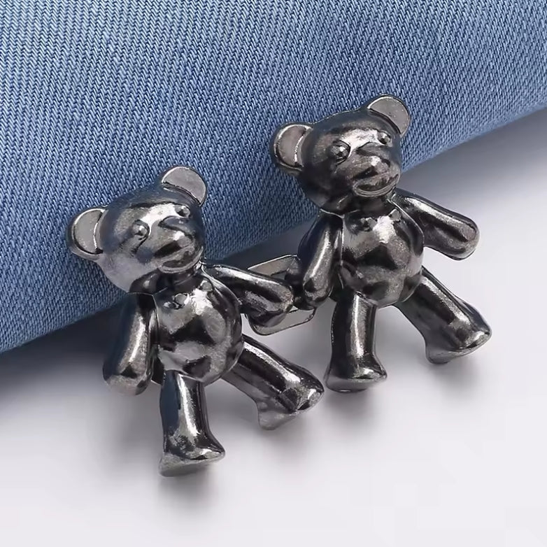 Cute Bear Pants Button Removable (2 PCS )