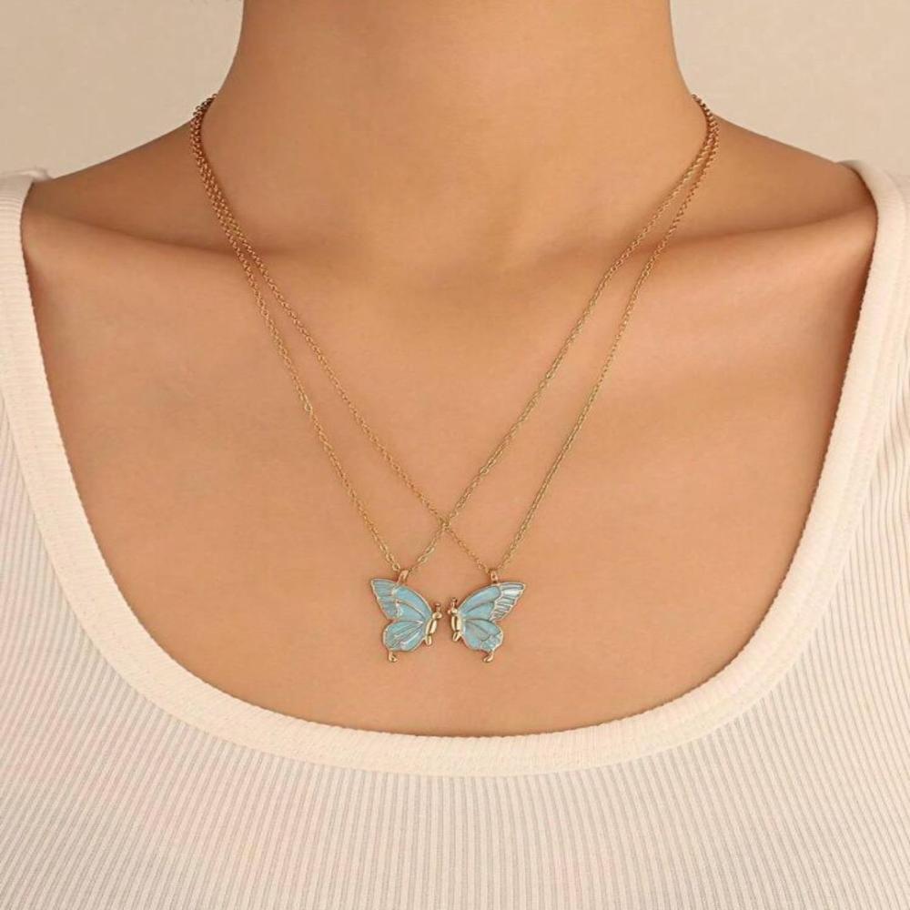 Cute Butterfly Chain For Girls (PACK OF 2)
