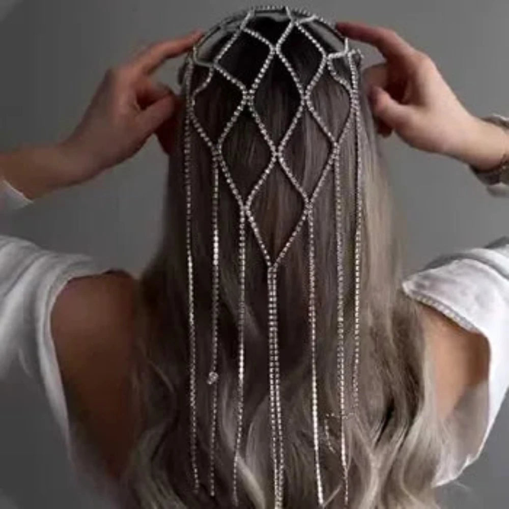 Sparkly hair girl hat