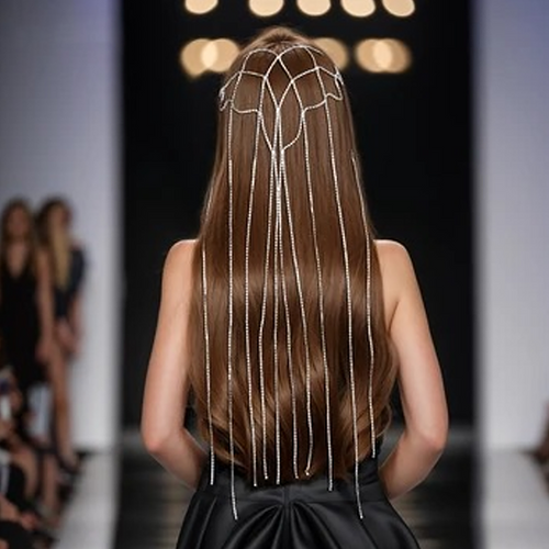 Sparkly hair girl hat