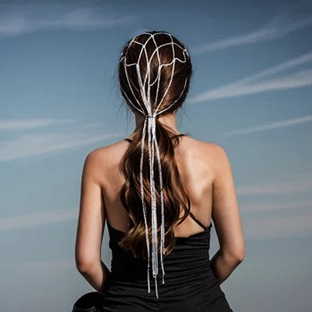 Sparkly hair girl hat