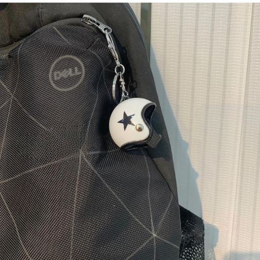 Helmet keychain
