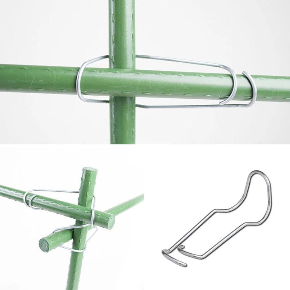 Stainless Steel frame pipe fixing connector (Pack Of 5)