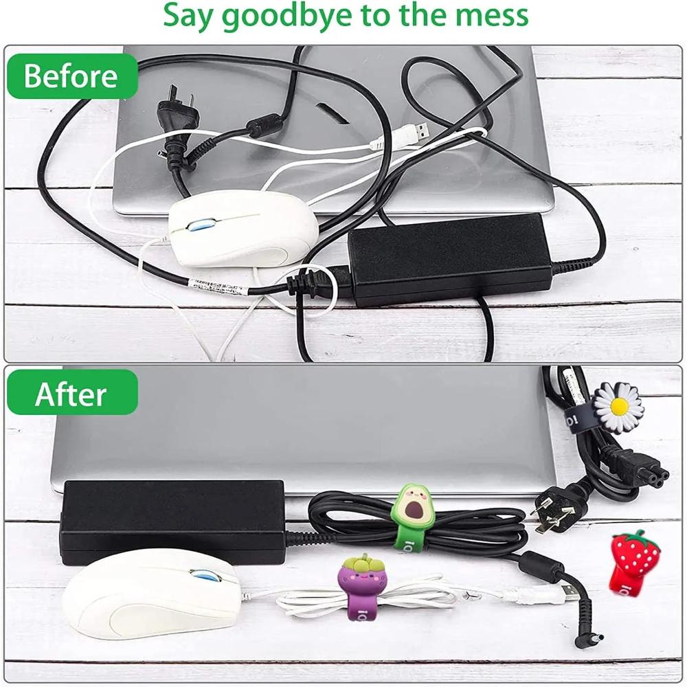 Reusable Cable Clip Organizer (PACK OF 4)