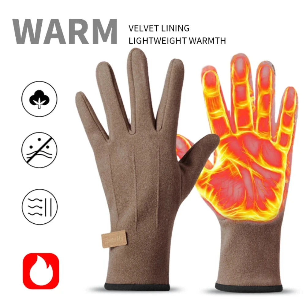 Thermal Suede Hand Glove