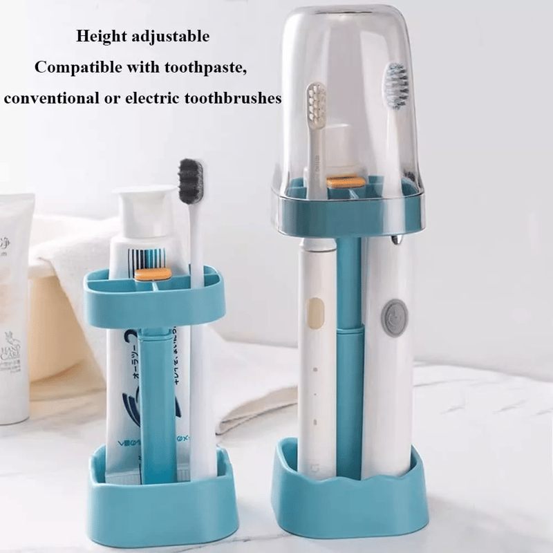 Toothbrush Holder with Cup Cover