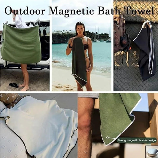 Multifunctional Outdoor Magnetic Bath Towel