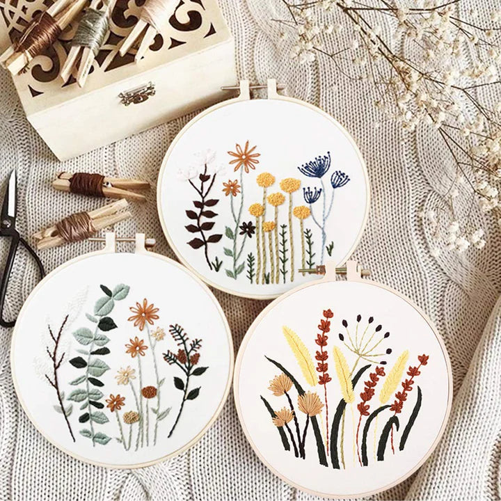 5 needles Easy Stitch Embroidery Stitching Punch Needles Set