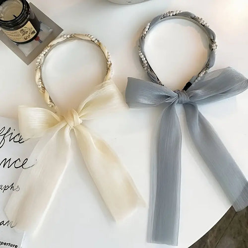 Long Tassel Rhinestone Hair Band
