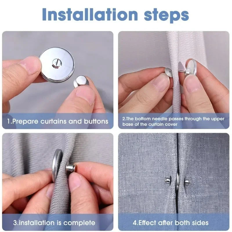Magnetic Curtain Clip (3 PAIRS)