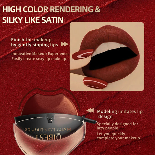 Matte Lazy Lipstick Makeup Waterproof
