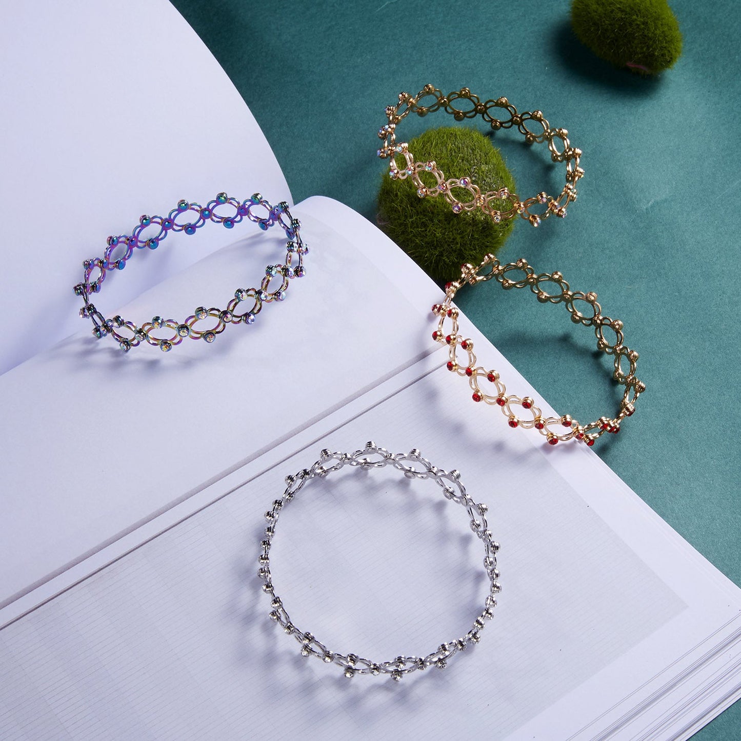 2 In 1 New Creative Magic Stretchable Ring Bracelet For Women