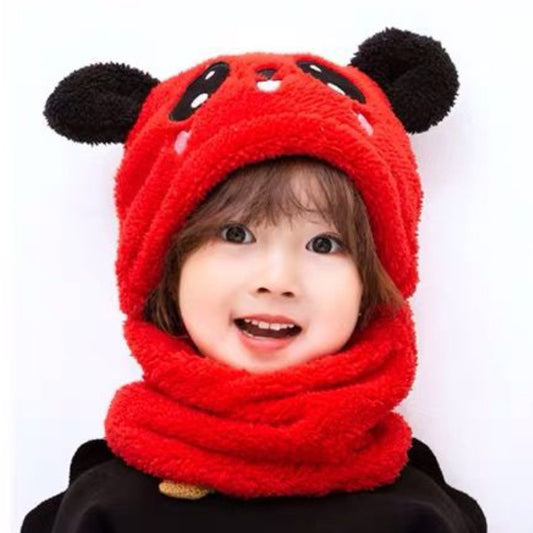 Breathable Windproof Cartoon Velvet Kids Hats