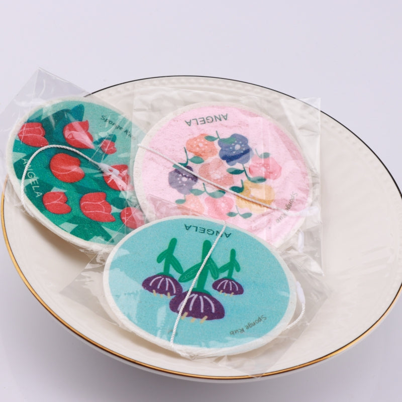 Wood Pulp Cotton Dishwashing Sponge