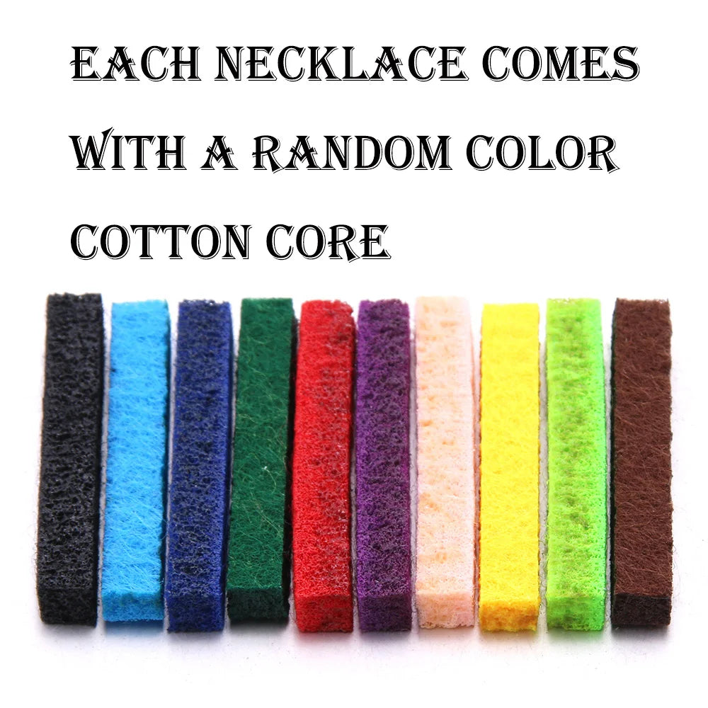 Aromatherapy Jewelry Necklaces Essential Oil Diffuser Necklace Stainless Steel