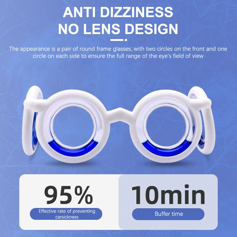 Anti-Sickness Glasses Without Lens