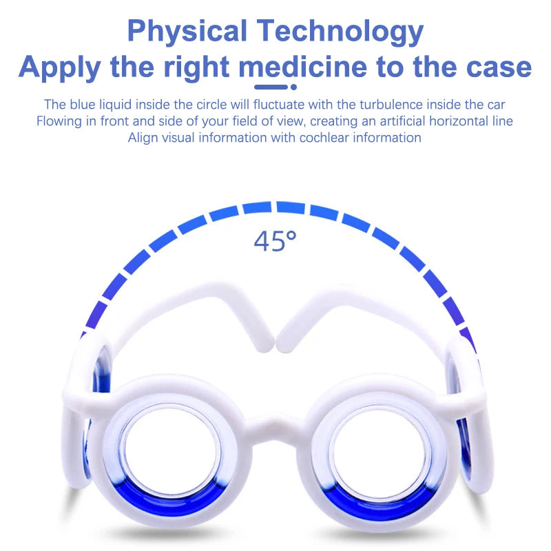 Anti-Sickness Glasses Without Lens