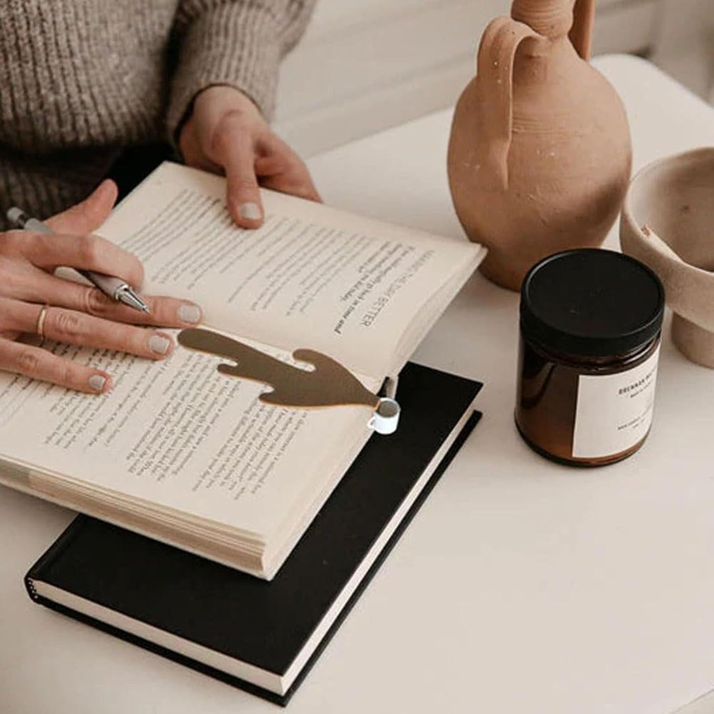Coffee & Tea Splash Bookmark โ๐