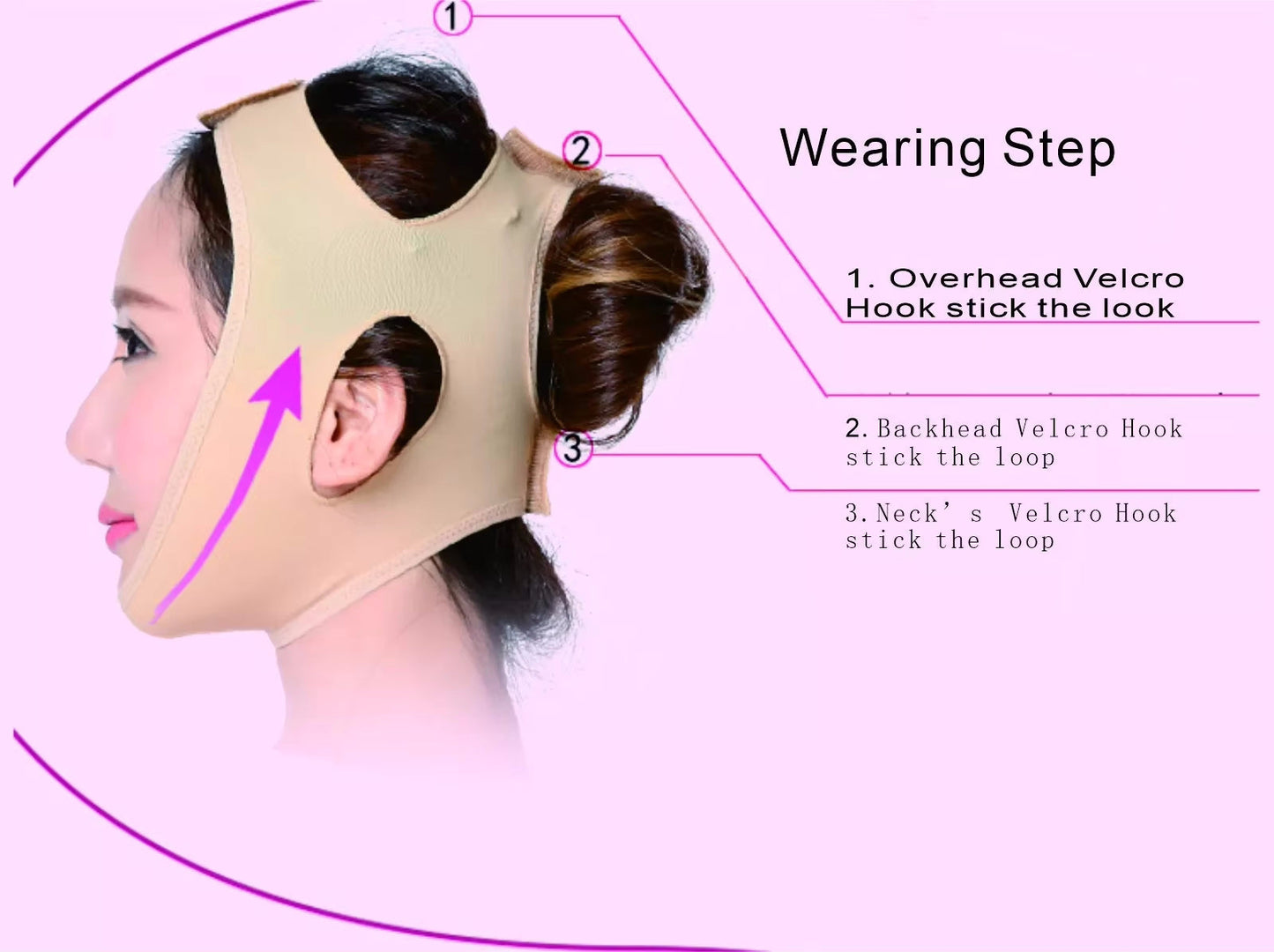 Full Face V Shaper Belt Skin Color