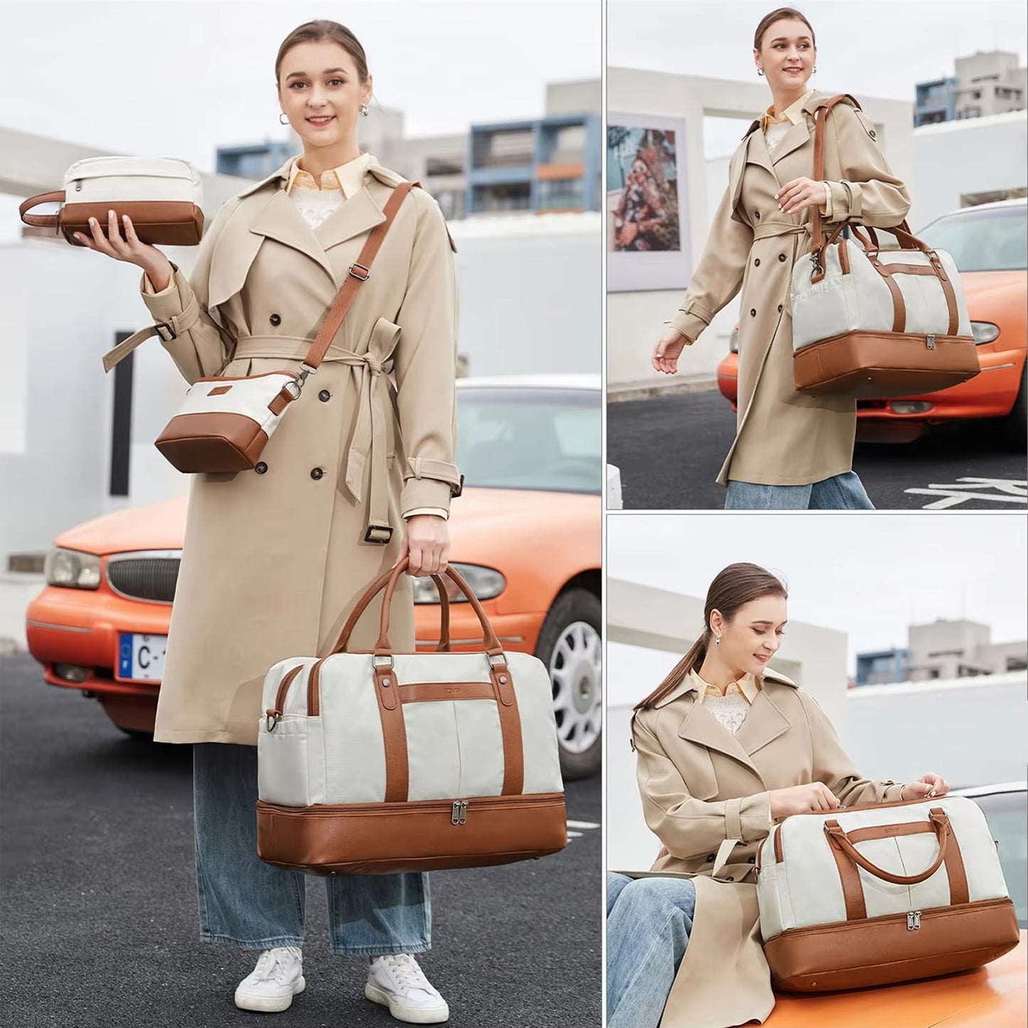 Large Canvas Travel Bag