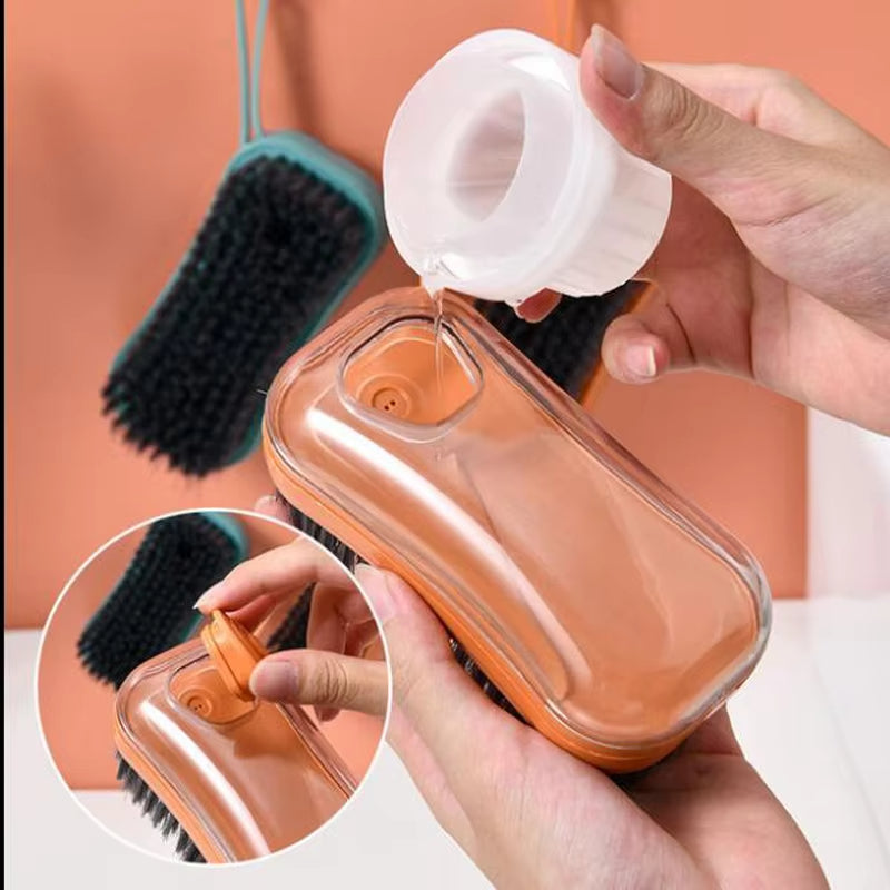 Multifunctional Cleaning Brush with Liquid Soap Dispenser