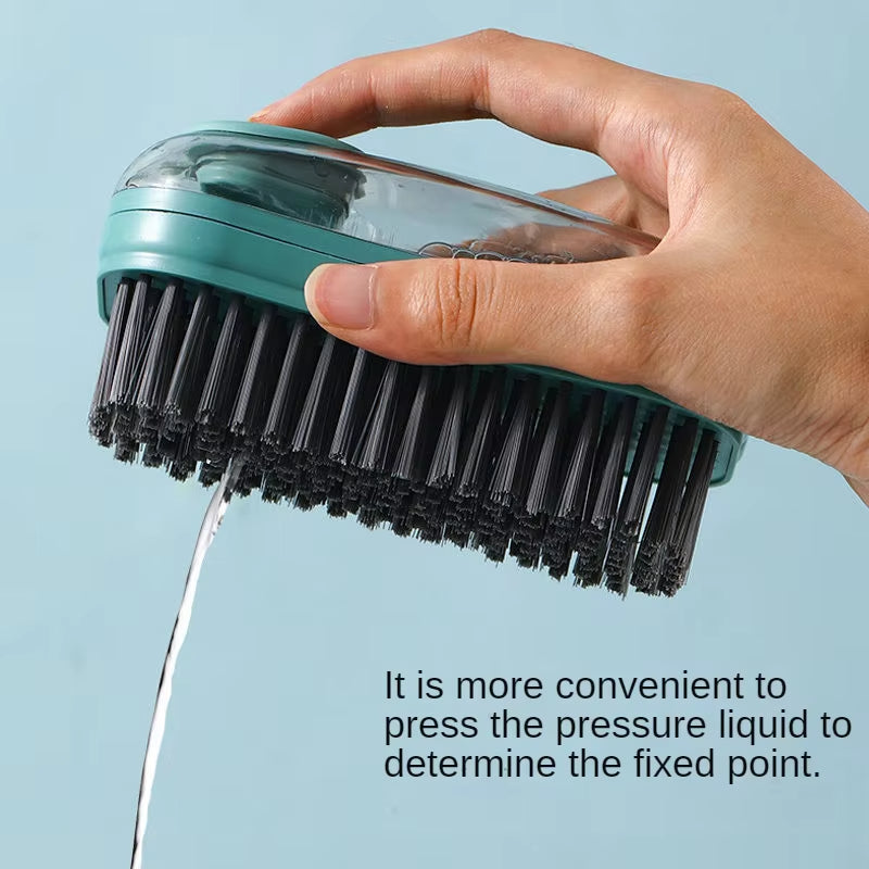 Multifunctional Cleaning Brush with Liquid Soap Dispenser
