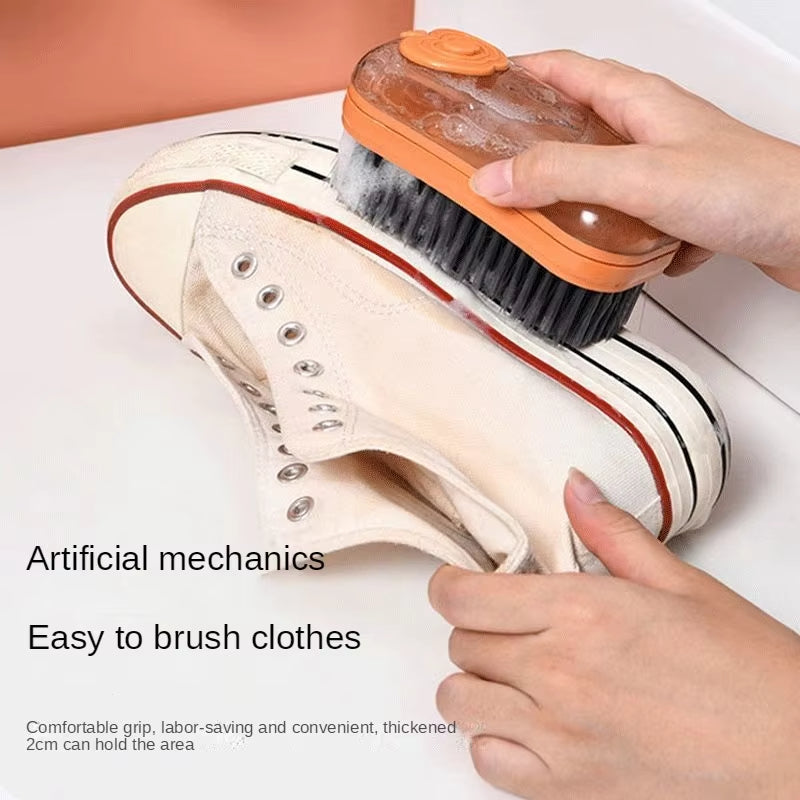 Multifunctional Cleaning Brush with Liquid Soap Dispenser