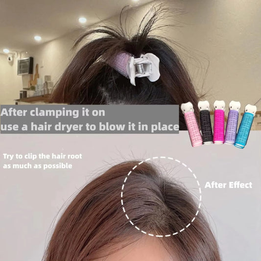New Fluffy Hair Clip Curling Hairpin