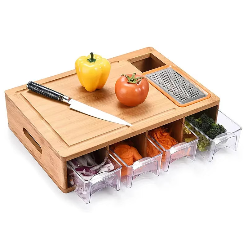 Walnut Solid Wood Multi-Functional Cutting Board Set
