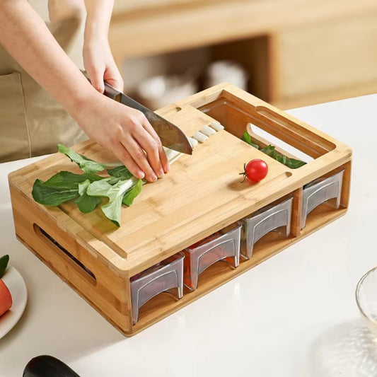 Walnut Solid Wood Multi-Functional Cutting Board Set