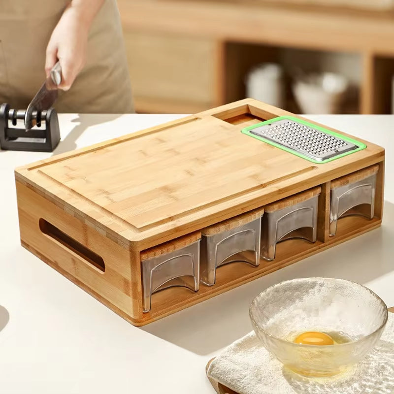 Walnut Solid Wood Multi-Functional Cutting Board Set