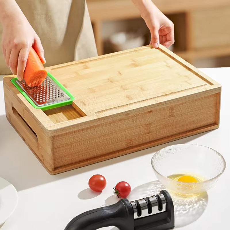 Walnut Solid Wood Multi-Functional Cutting Board Set